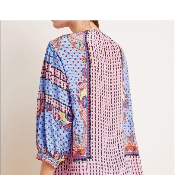 Anthropologie | BEADED PEASANT BLOUSE | XS - Picture 4 of 8